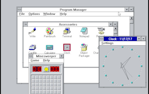 Windows 3.11 - nakadka graficzna na system operacyjny MS-DOS
