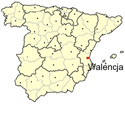 Walencja na wybrzeu Morza rdziemnego. Jest trzecim pod wzgldem liczby ludnoci miastem Hiszpanii.